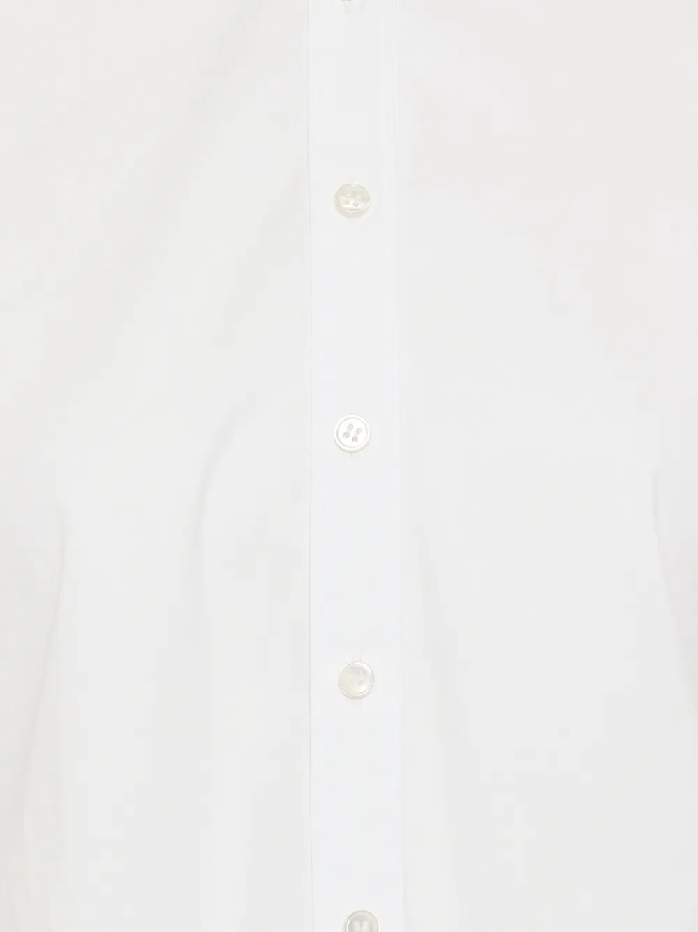 Theory Blouse met cutaway-kraag Wit