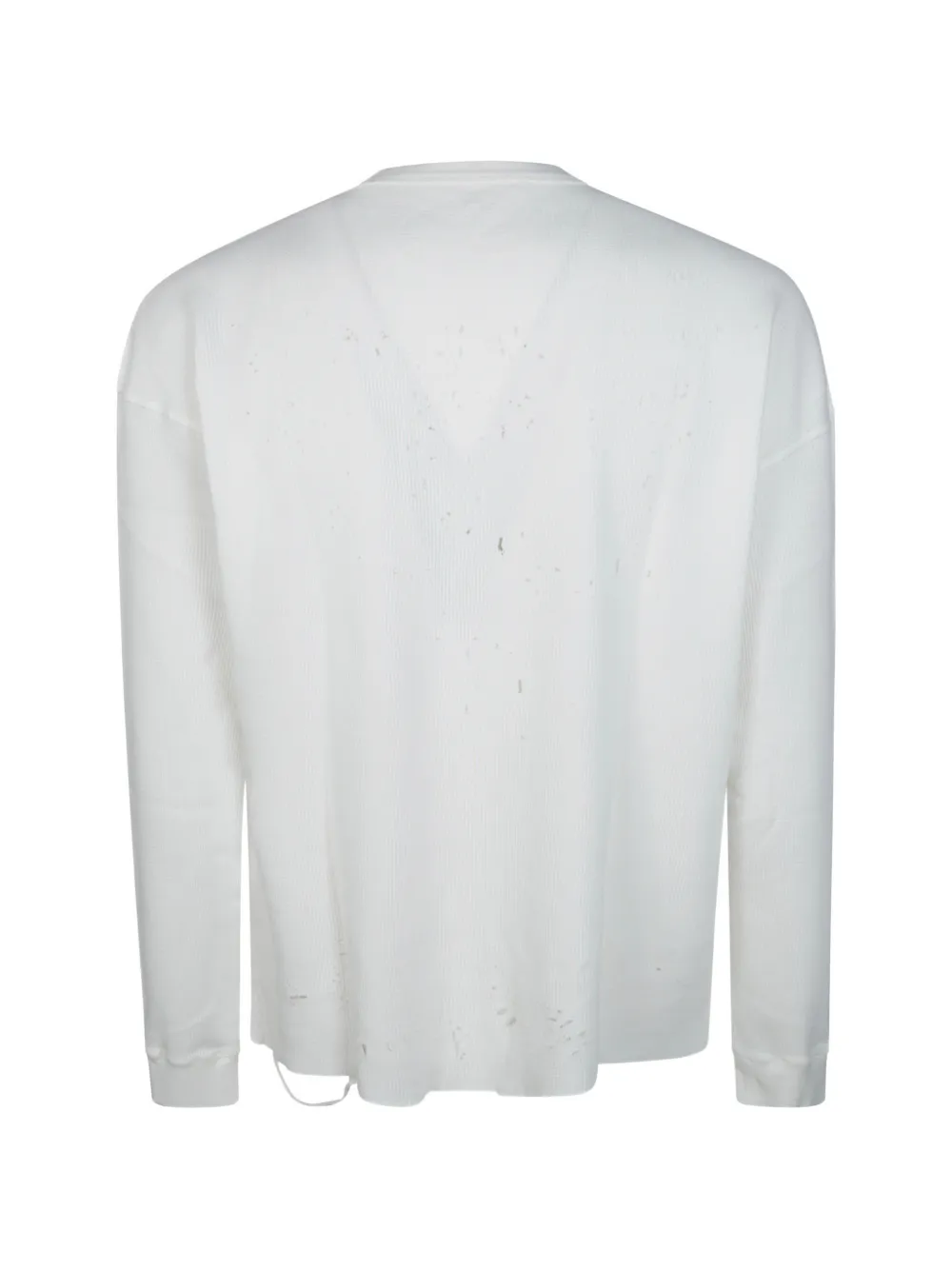 Satisfy MothTech T-shirt met wafel-patroon Wit