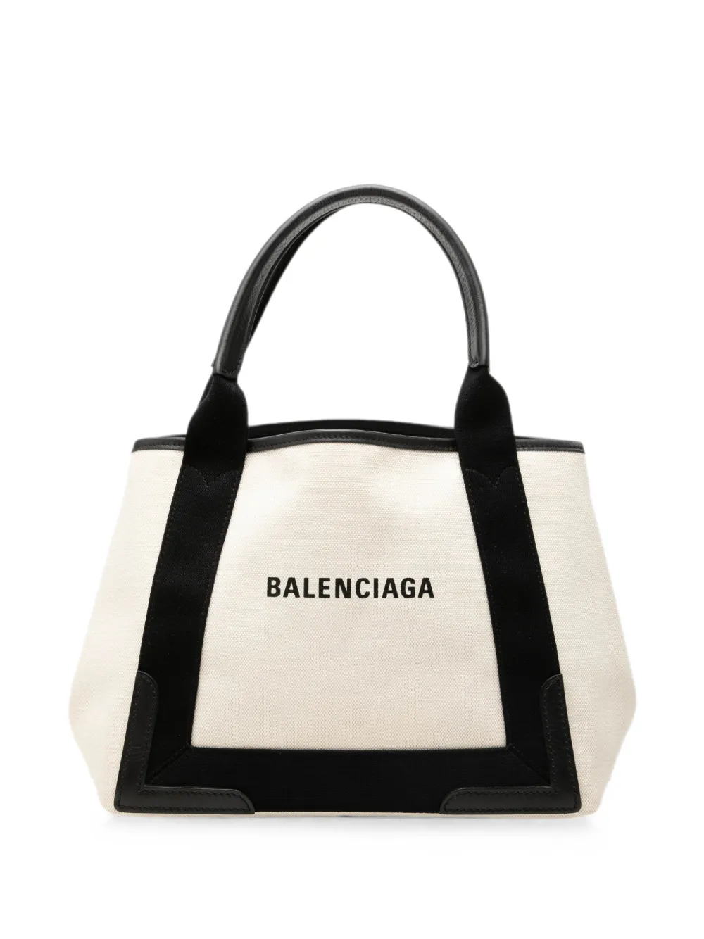 Balenciaga Pre-Owned 2019 Canvas Navy Cabas S tote bag - Weiß