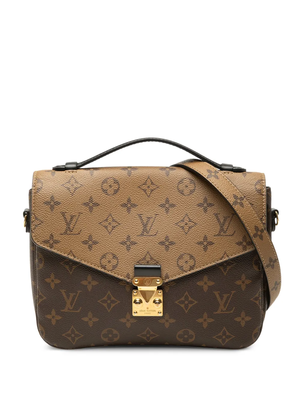 Louis Vuitton Pre-Owned 2020 Monogram Reverse Pochette Metis satchel - Marrone