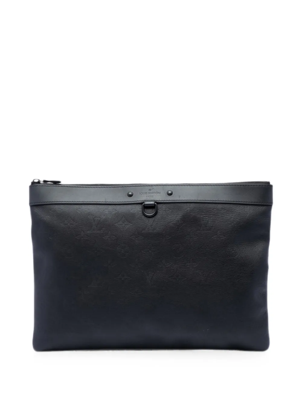 Louis Vuitton Pre-Owned 2018 Monogram Shadow Discovery Pochette clutch bag - Schwarz