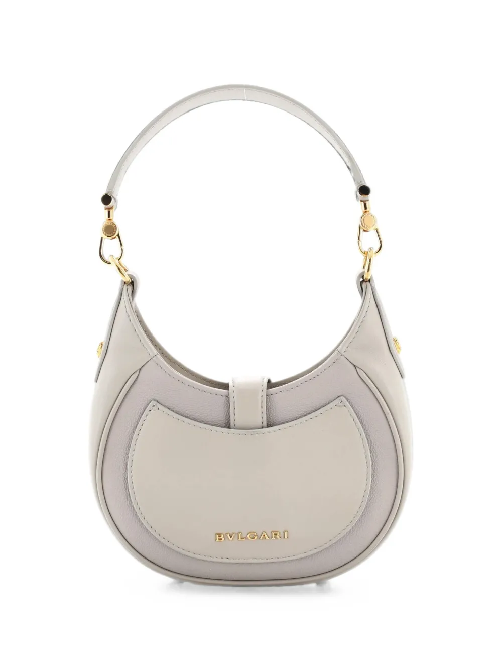 Bvlgari Pre-Owned Mini Serpenti Ellipse Umhängetasche - Grau