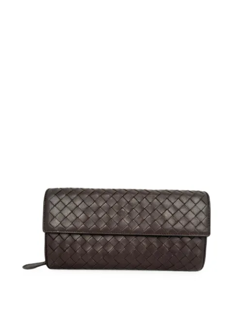 Bottega Veneta Pre-Owned Intrecciato continental wallet
