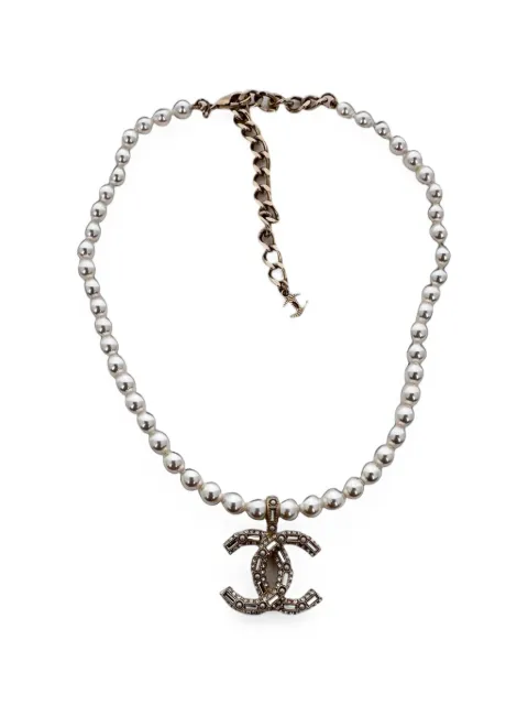 CHANEL Pre-Owned CC turn-lock necklace