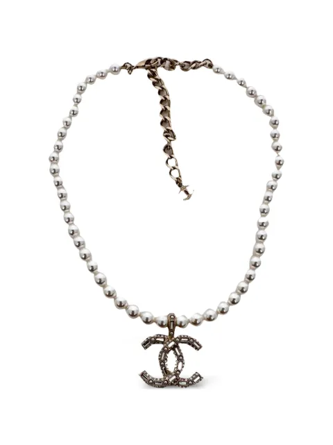CHANEL Pre-Owned CC turn-lock necklace