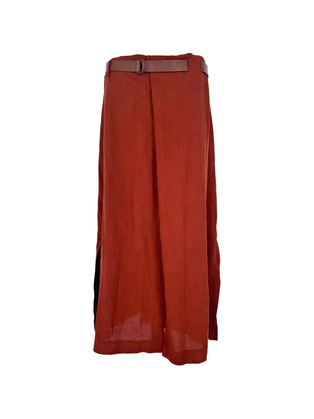 Max Mara Gonna con cintura - Rosso