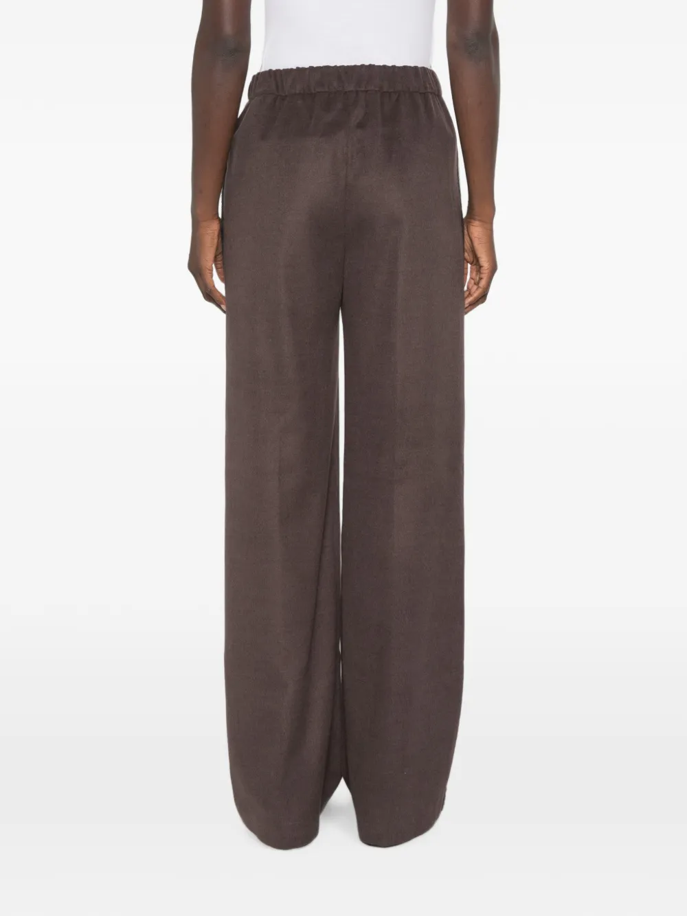 Herno Broek met elastische tailleband Bruin
