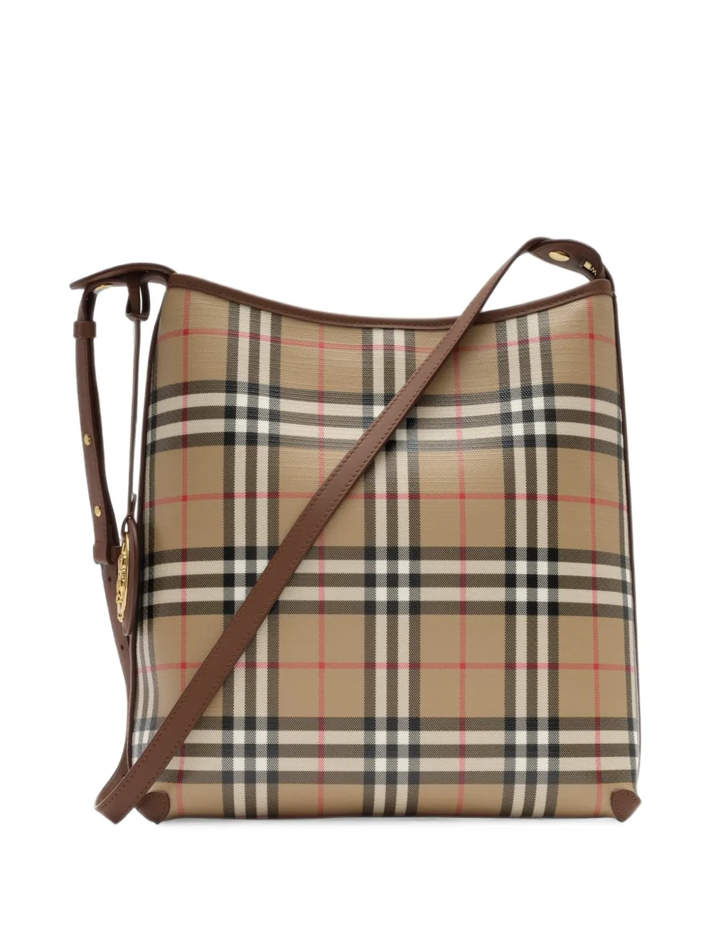 Burberry Geruite kleine schoudertas Beige