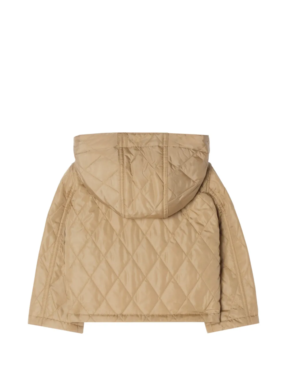 Burberry Kids House Check parka met capuchon Beige