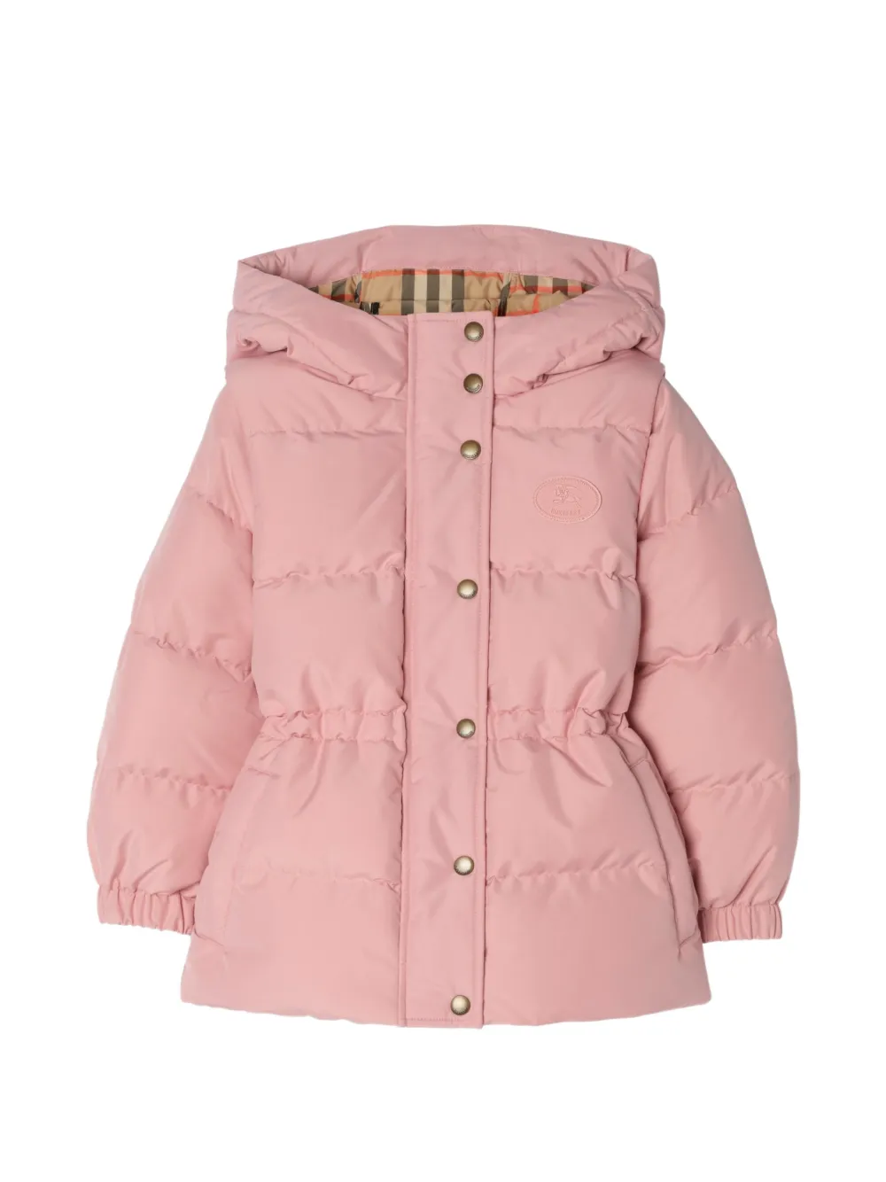 Burberry Kids detachable-sleeve puffer jacket - Rosa