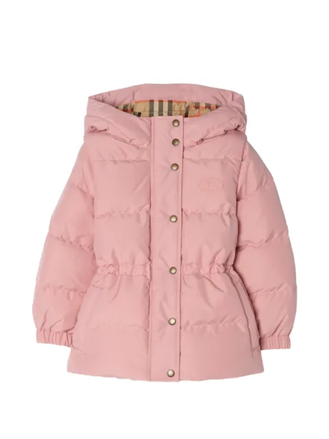 Burberry Kids detachable-sleeve puffer jacket