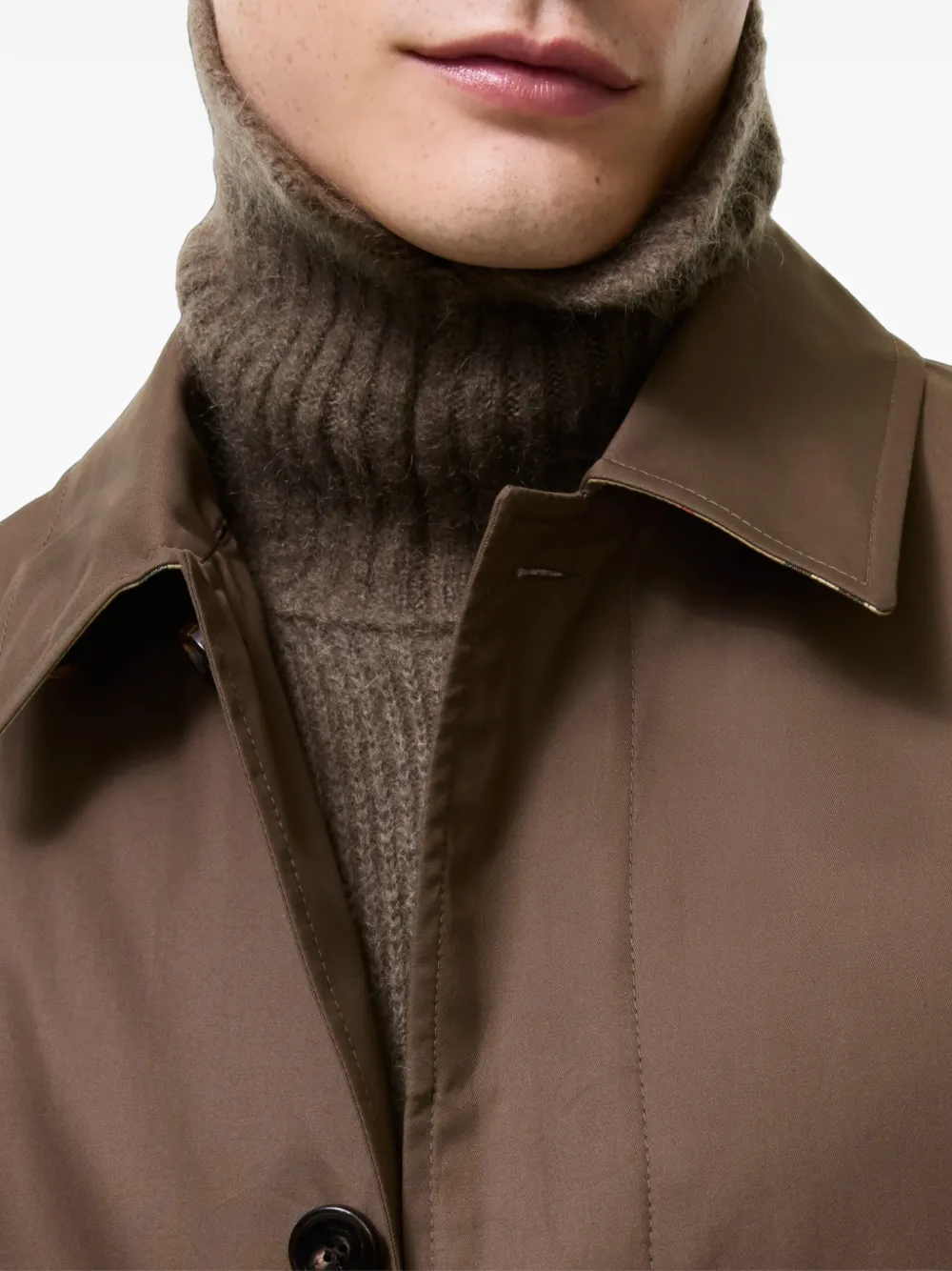 Burberry Gabardine jas Bruin