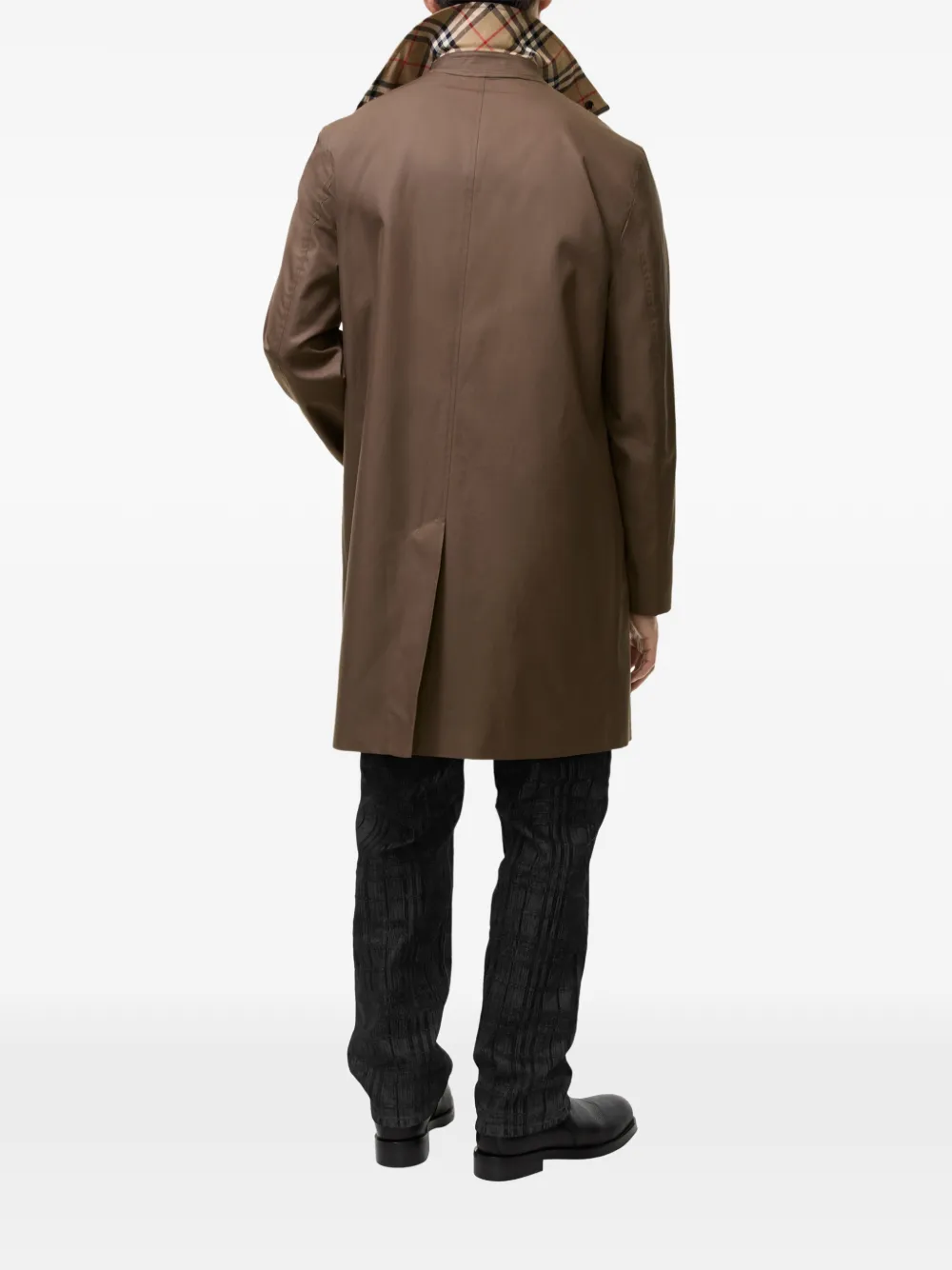 Burberry Gabardine jas Bruin
