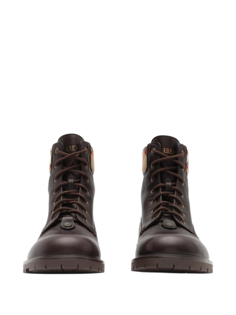 Burberry leather Durham boots Bruin