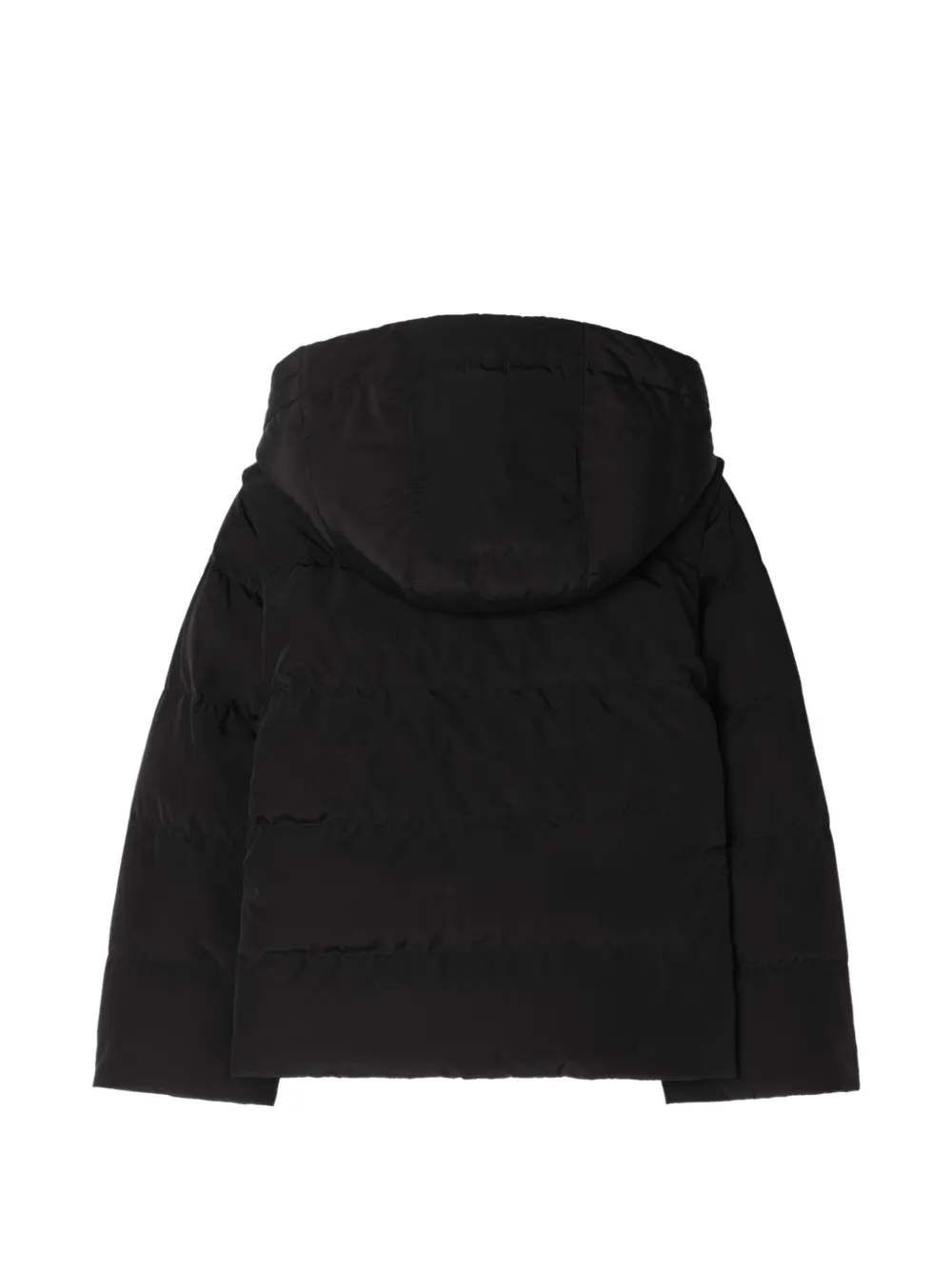 Burberry Kids Donsjack met afneembare mouwen Zwart