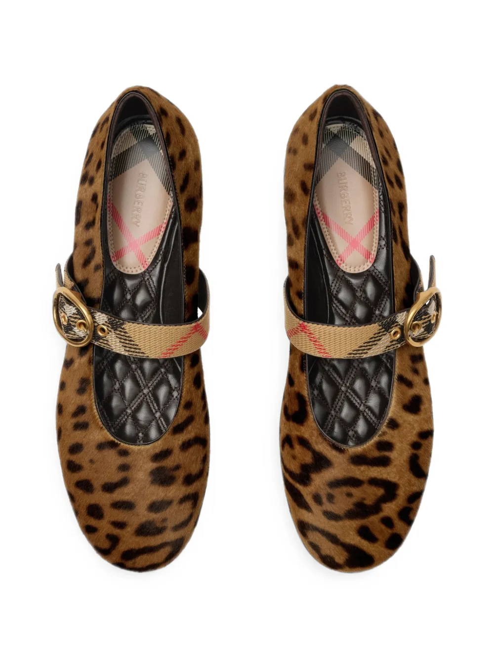 Burberry leopard print Robin ballerinas Bruin