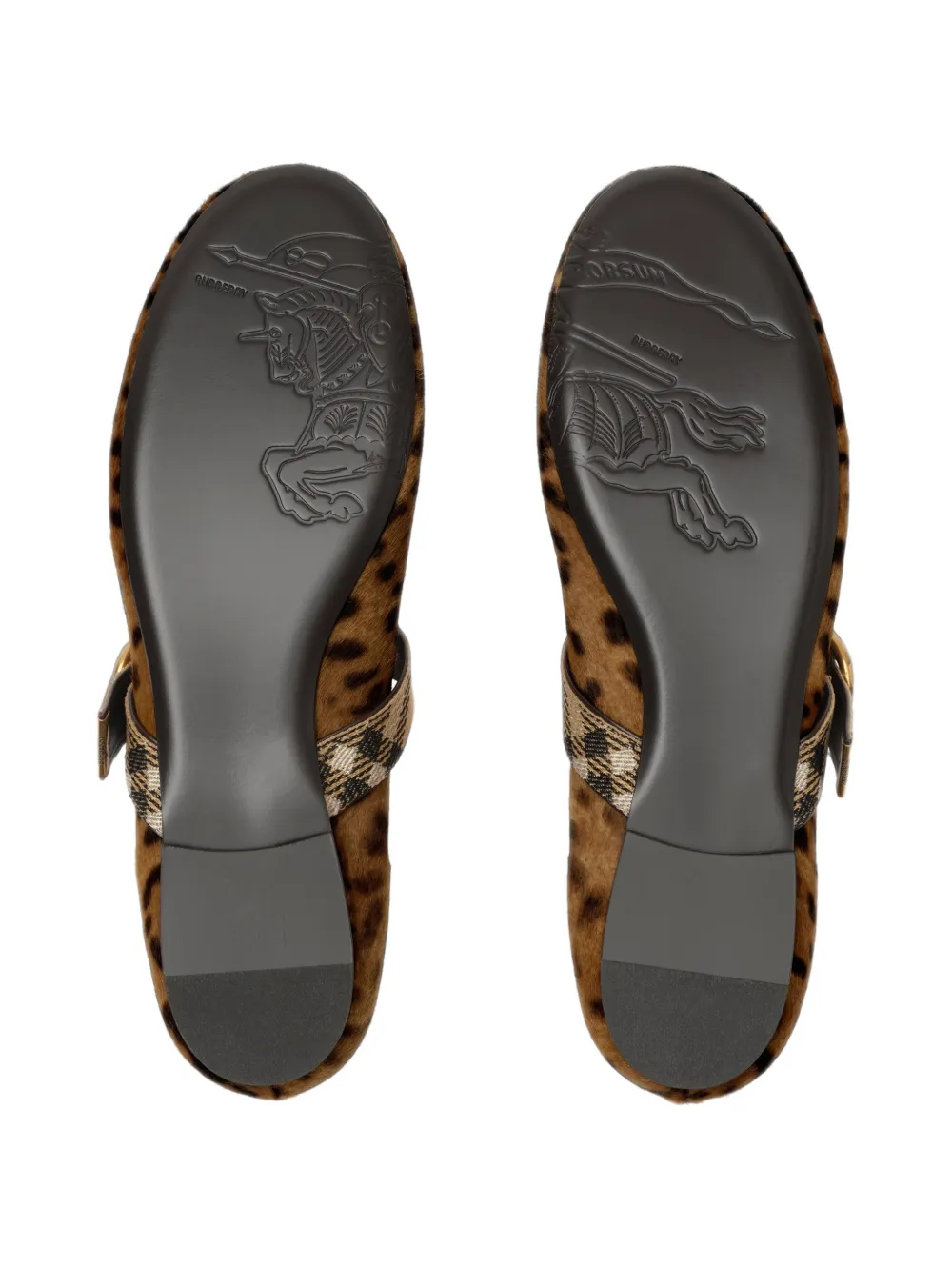 Burberry leopard print Robin ballerinas Bruin