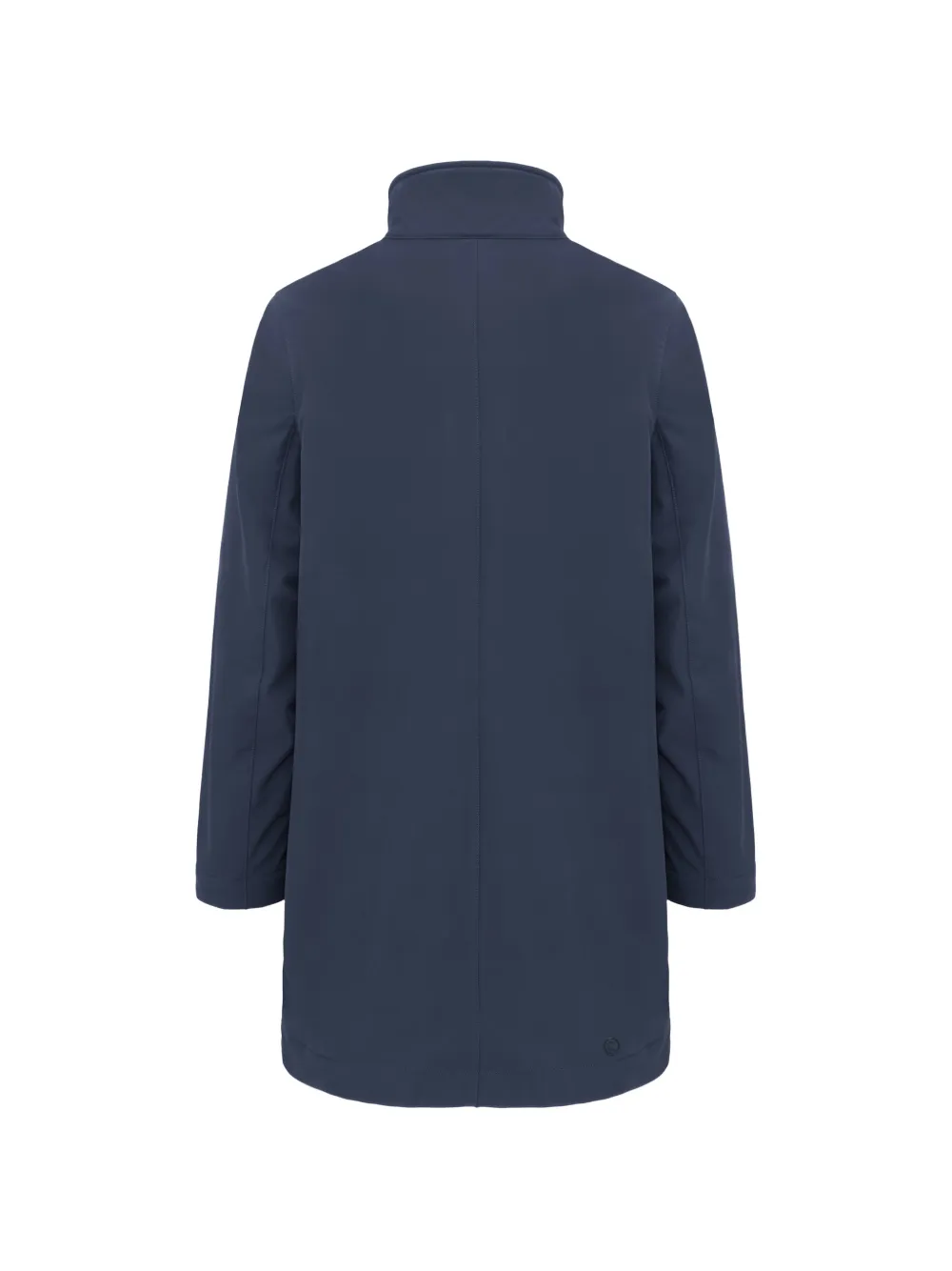 Colmar Jas met enkele rij knopen en hoge hals Blauw