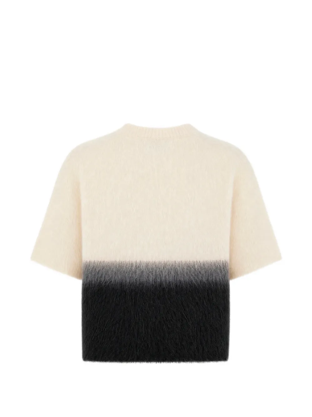 Antonelli gradient-effect short-sleeved sweater Beige