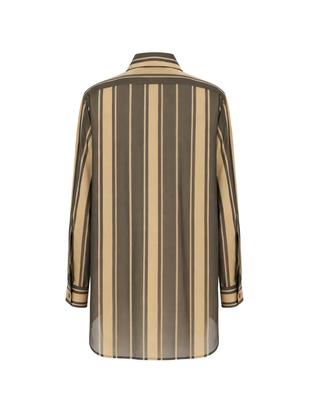 Stella McCartney striped long-sleeve shirt Bruin