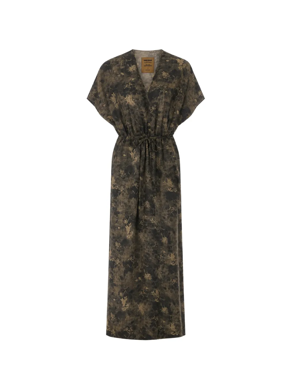 Uma Wang floral-print drawstring dress