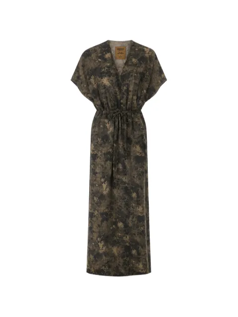 Uma Wang floral-print drawstring dress