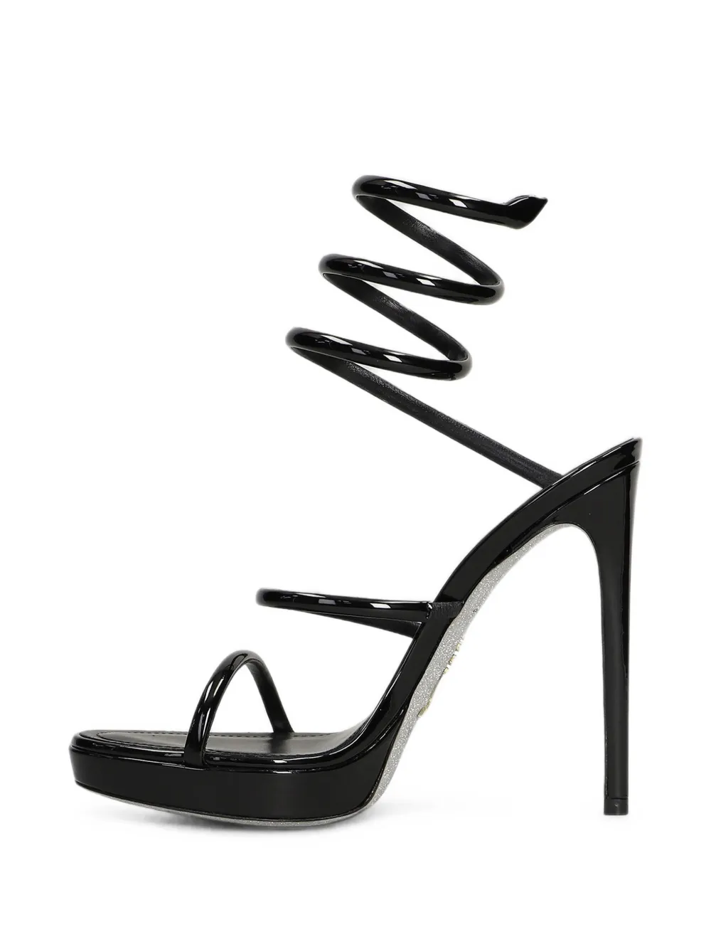René Caovilla Cleo platform sandals Zwart