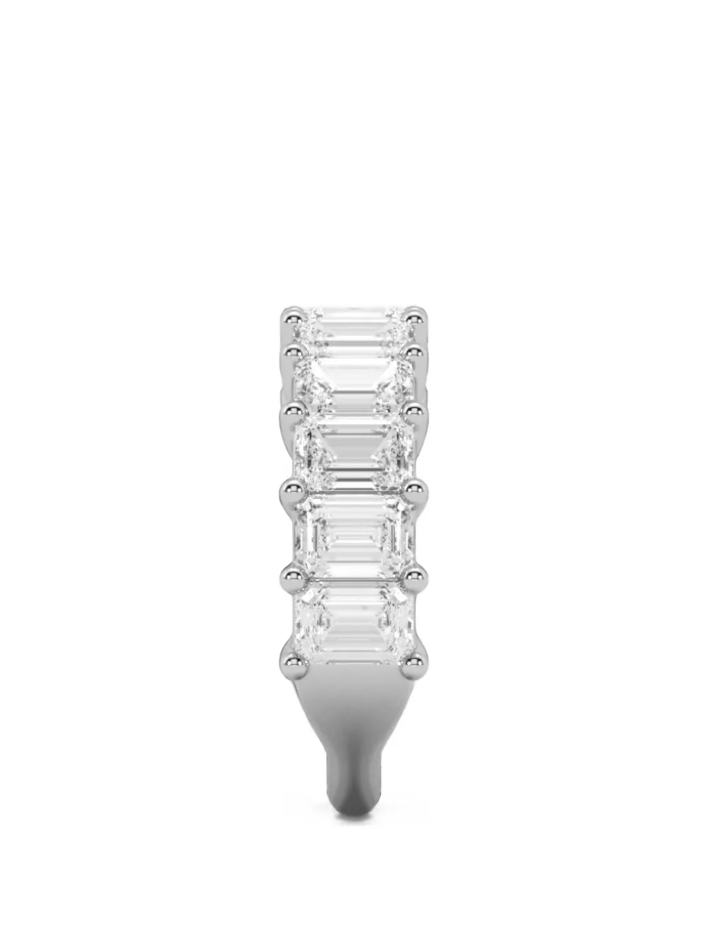 SOLO for diamonds diamond ear cuff - Argento