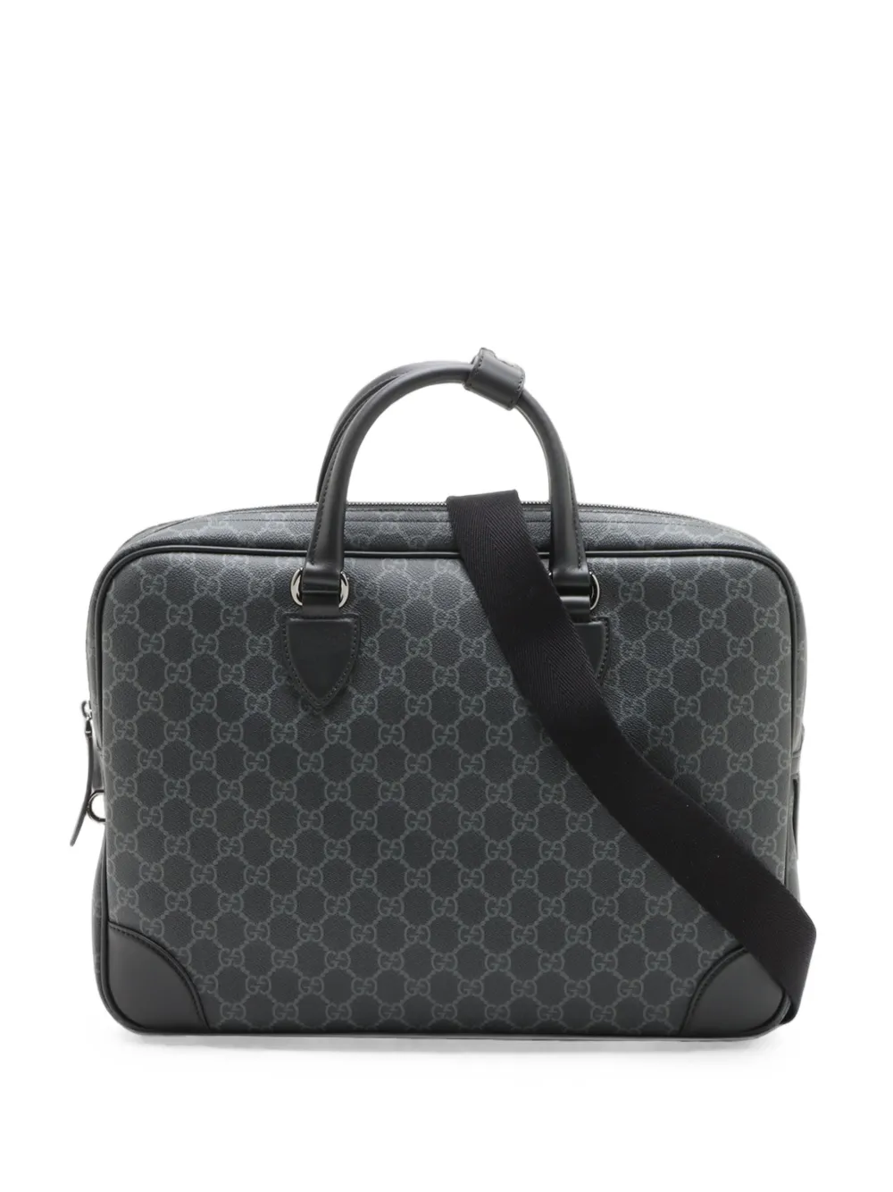 Gucci Pre-Owned 2000-2015 GG Supreme Aktentasche - Schwarz