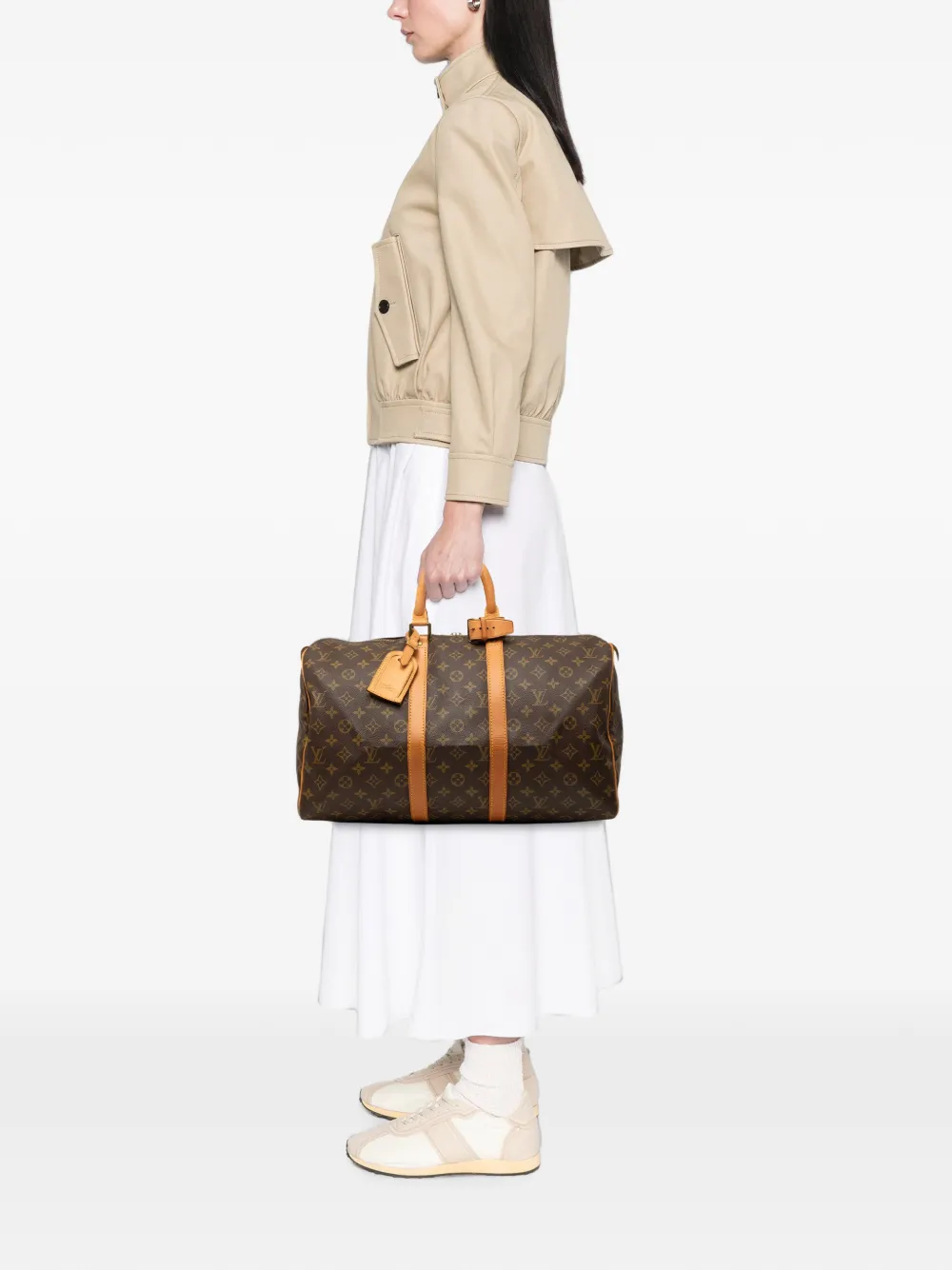 Louis Vuitton Pre-Owned 1992 Monogram Keepall 45 travel bag - Braun