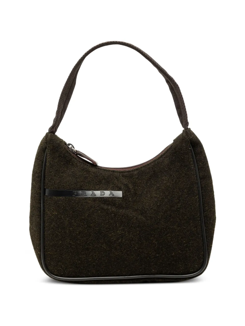 Prada Pre-Owned 2010-2026 Sports Line Wool handbag - Marrone
