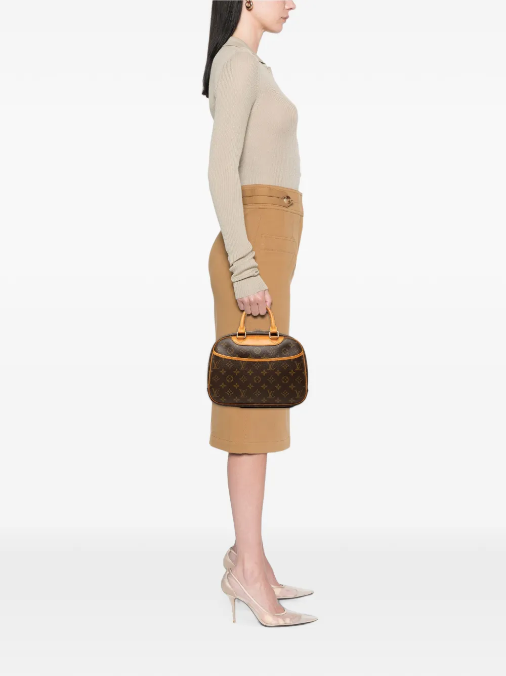 Louis Vuitton Pre-Owned 2005 Monogram Trouville handbag - Marrone