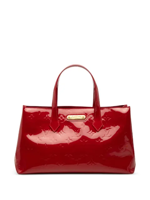 Louis Vuitton Pre-Owned Monogram Vernis Wilshire PM 手提包（2010年典藏款）
