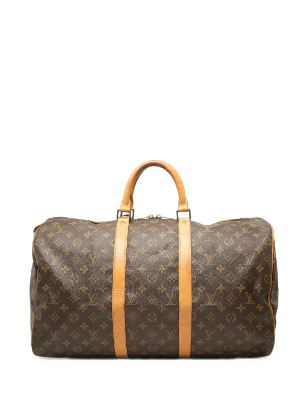 【良品】Louis Vuitton ボストン　キーポール　モノグラム　50 Louis Vuitton Pre-Owned 1990 モノグラム キーポル 50 ボストンバッグ