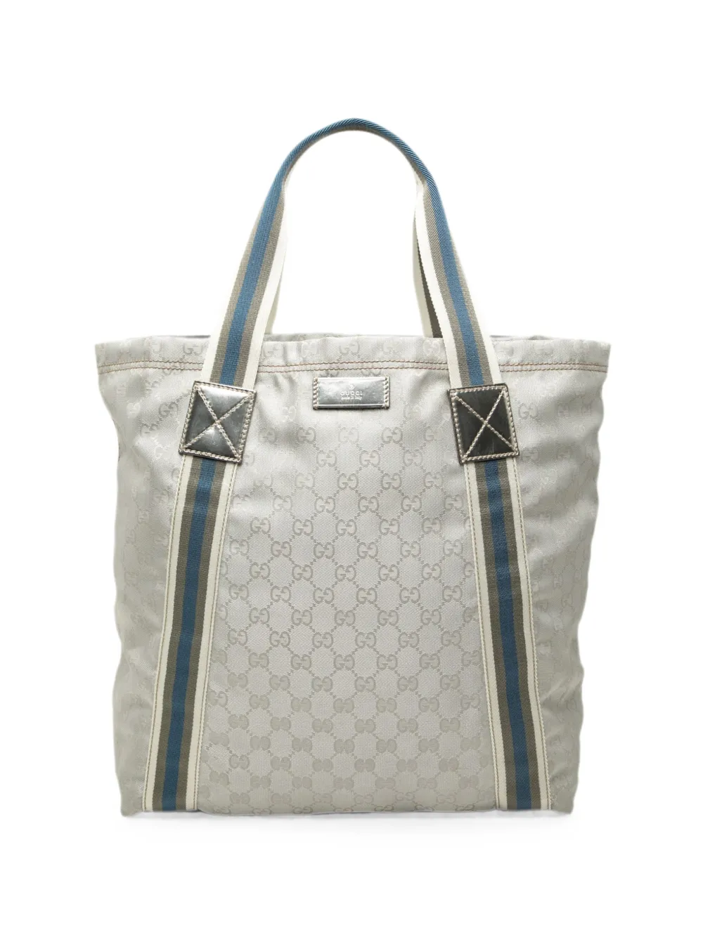 Gucci Pre-Owned 2000-2015 GG Canvas Web tote bag - Grau