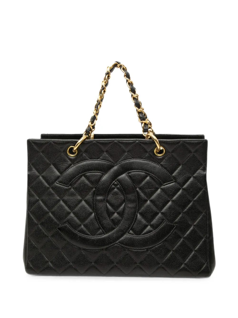 CHANEL Pre-Owned Borsa tote Timeless CC in pelle Caviar 1996-1997 - Nero