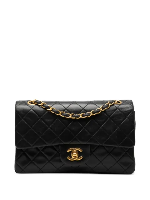 CHANEL Pre-Owned 1989-1991 Small Classic Lambskin Double Flap shoulder bag