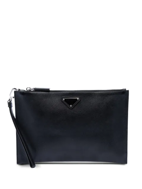 Prada Pre-Owned 2016-2026 Saffiano Wristlet clutch bag
