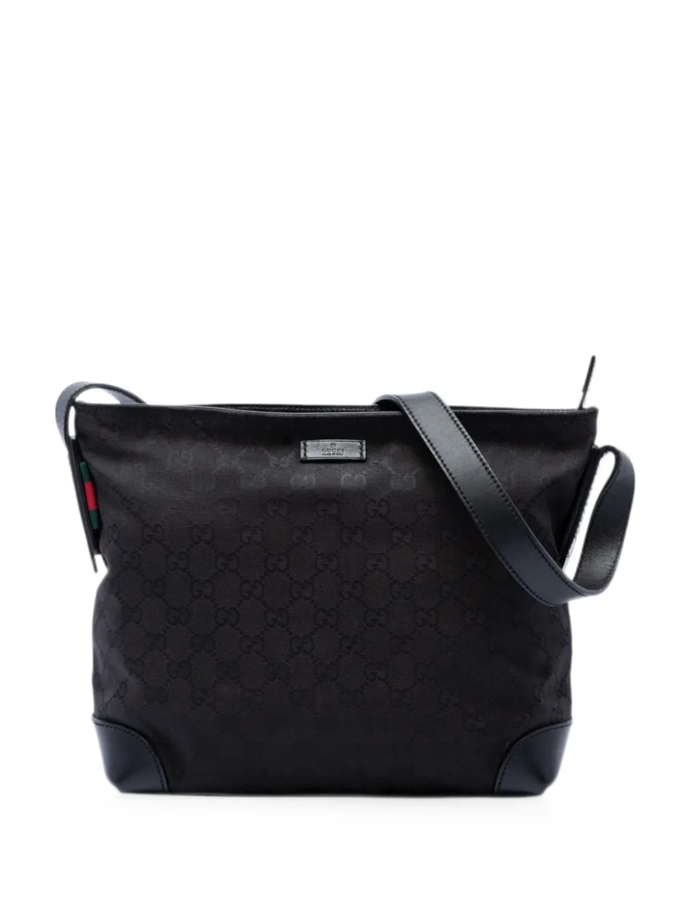 Gucci Pre-Owned 2016-2026 GG Canvas Web crossbody bag - Schwarz
