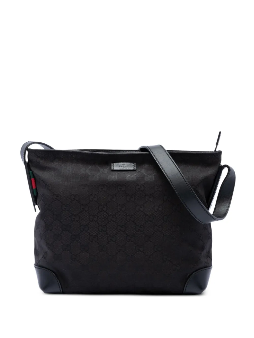 Gucci Pre-Owned 2016-2026 GG Canvas Web crossbody bag - Nero