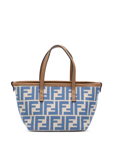 Fendi Pre-Owned 2010-2026 Mini Zucca Jacquard Roll satchel
