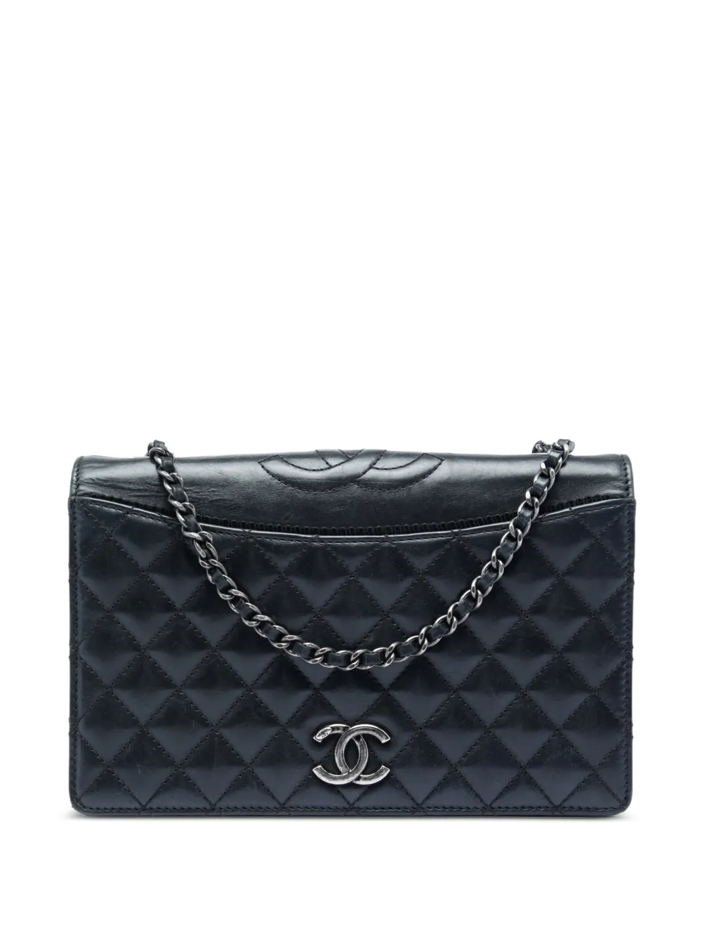 CHANEL Pre-Owned 2015-2016 Small Quilted Calfskin Ballerine Flap crossbody bag - Nero