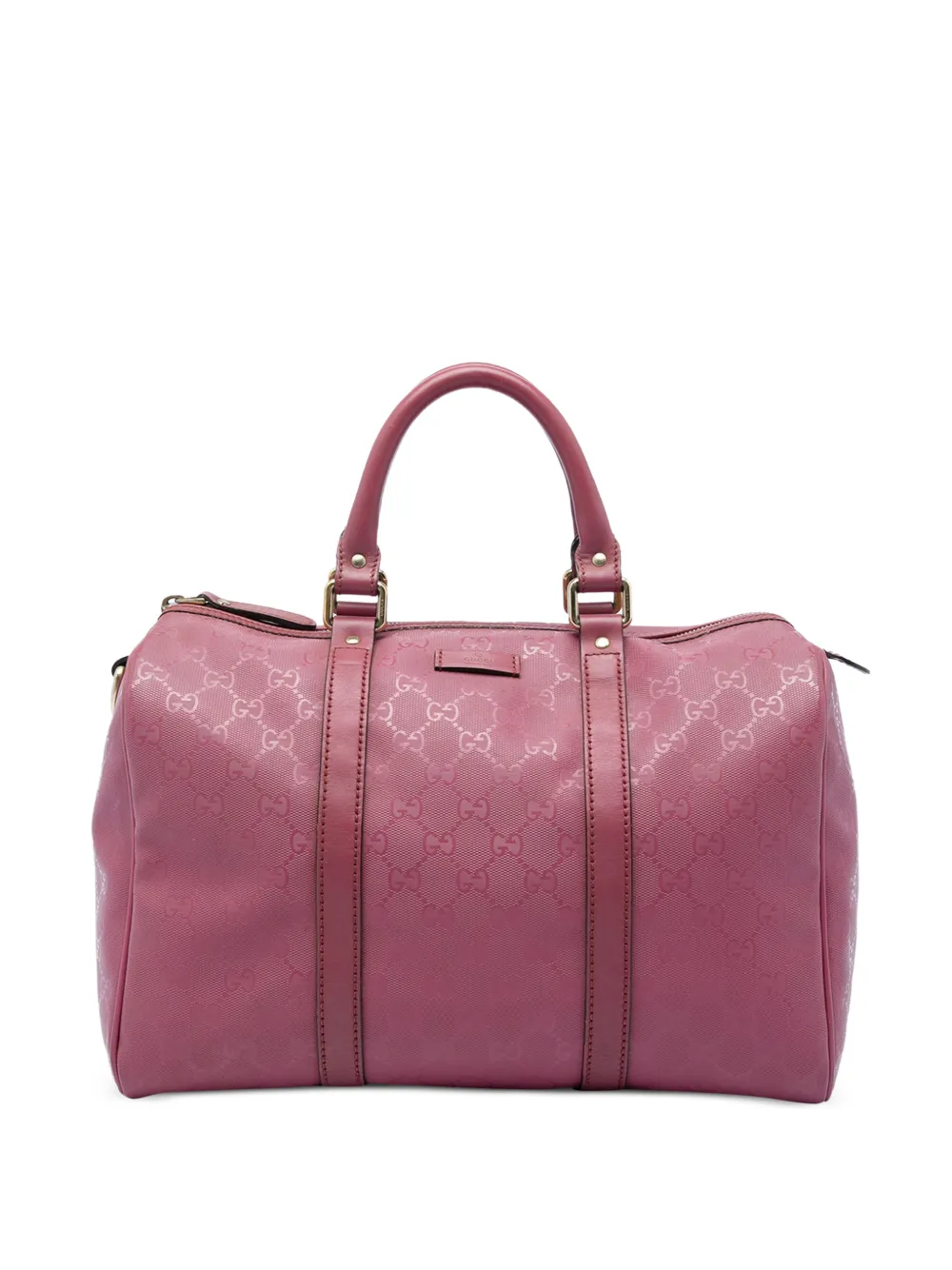 Gucci Pre-Owned 2016-2026 Medium GG Imprime Joy boston bag - Rosa