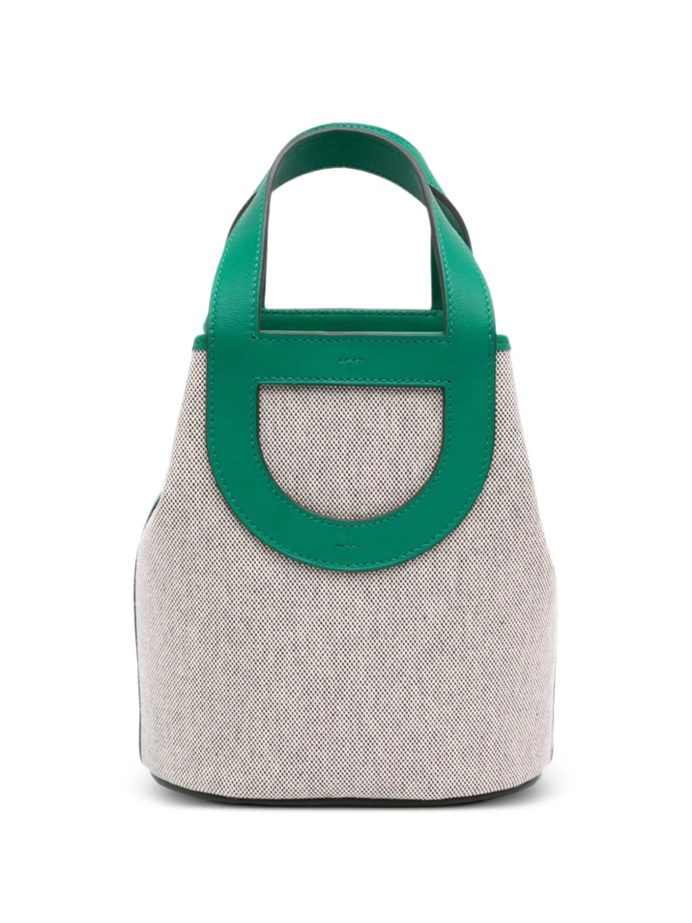 Hermès Pre-Owned 2024 Toile and Swift In the Loop 18 handbag - Grigio