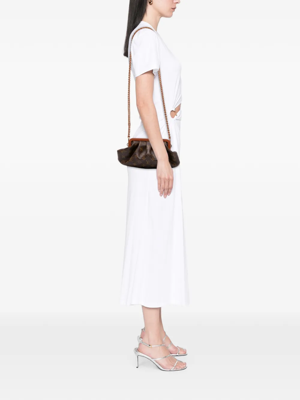 Louis Vuitton Pre-Owned 2020 Monogram Reverse Boursicot EW crossbody bag - Marrone