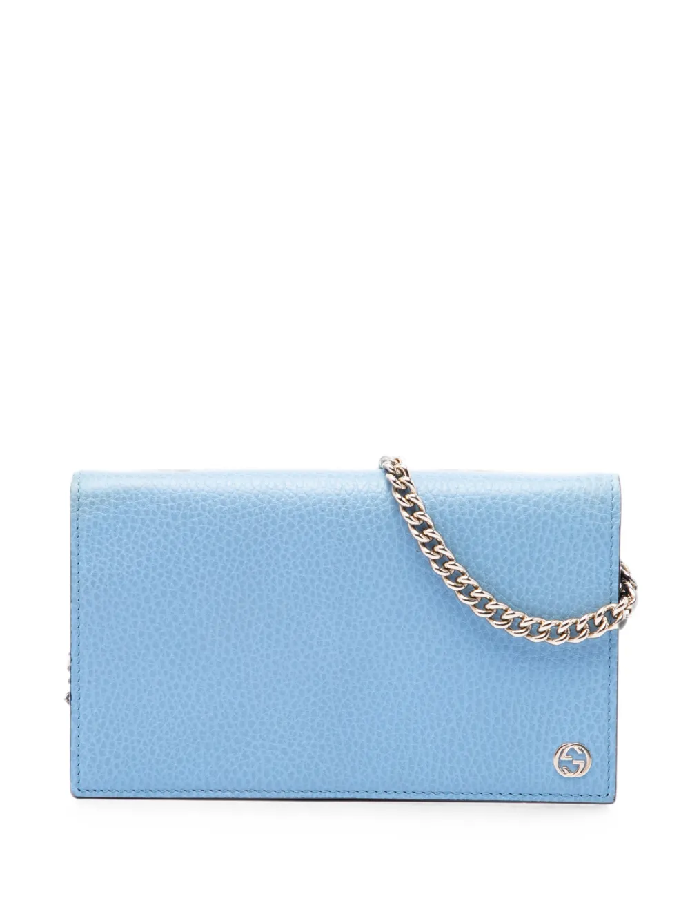 Gucci Pre-Owned 2000-2015 Calfskin Betty Wallet On Chain crossbody bag - Blau