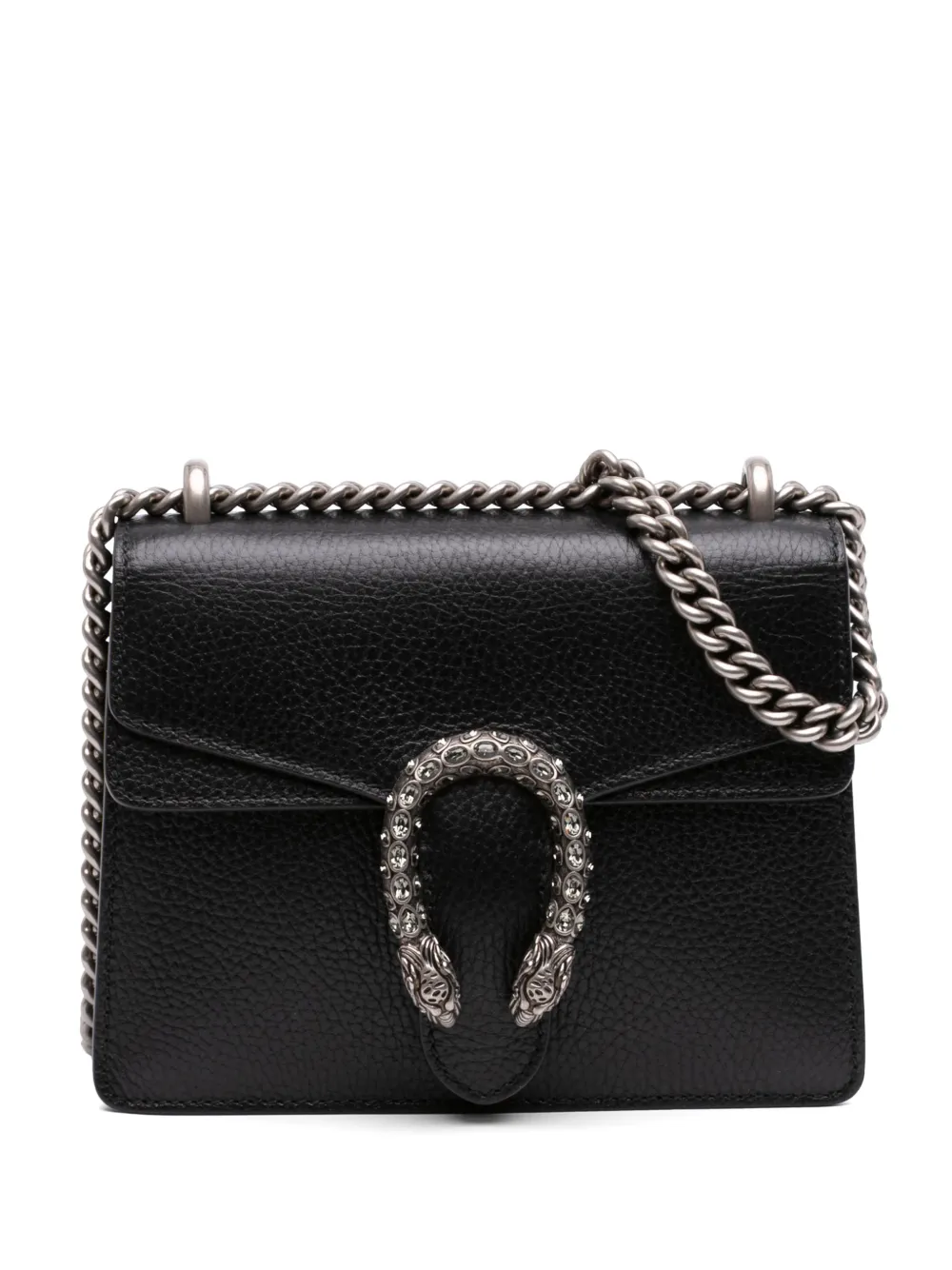 Gucci Pre-Owned Borsa a tracolla Dionysus mini in pelle di vitello 2016-2026 - Nero