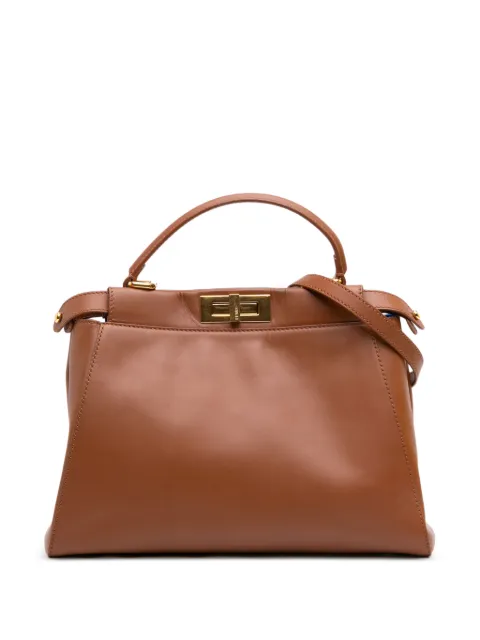 Fendi Pre-Owned 2010-2026 medium Peekaboo Iconic kalfsleren boekentas