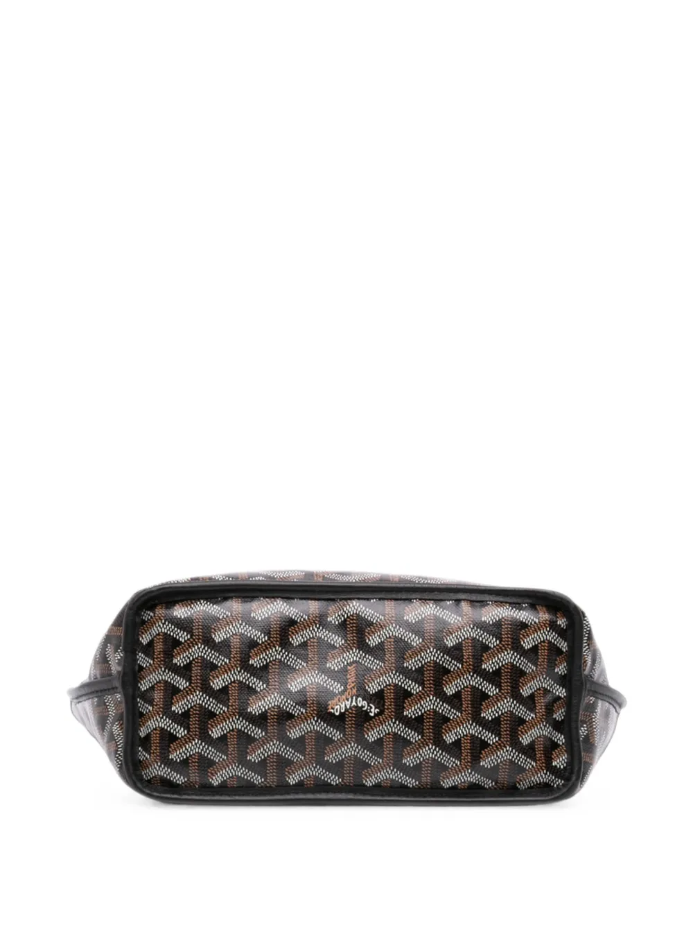 Goyard Pre-Owned 2023 wendbare mini Goyardine Anjou Handtasche - Schwarz