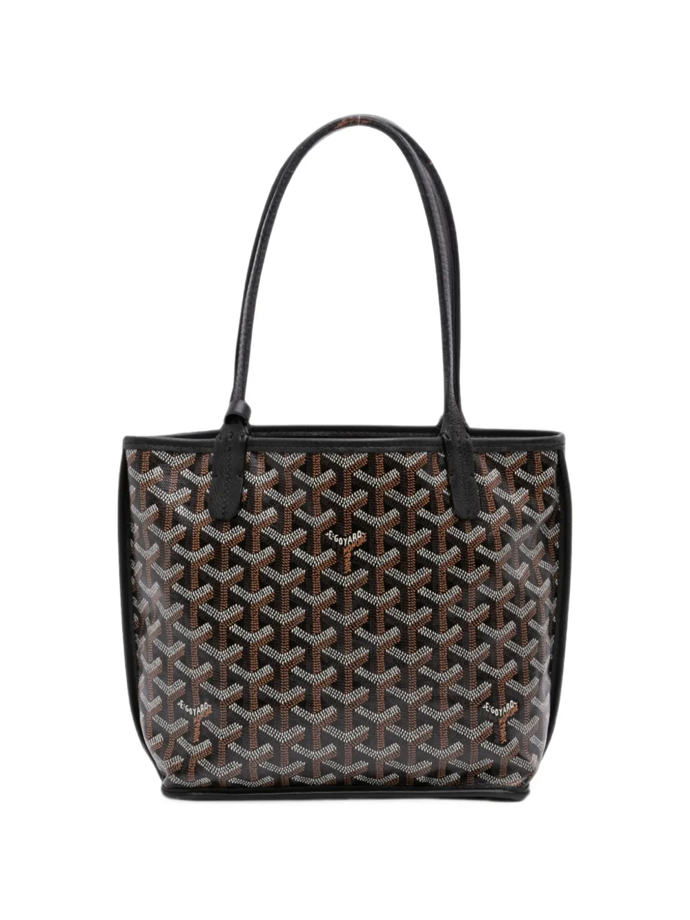 Goyard Pre-Owned Borsa tote Mini Reversible Anjou in tela Goyardine 2023 - Nero